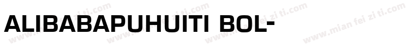 alibabapuhuiti bol字体转换